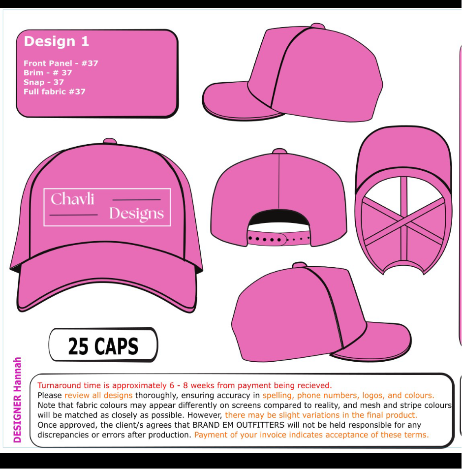 Pre-order: Pink Cap