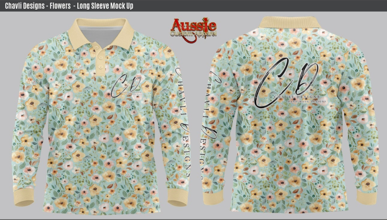 Fishing Shirts: Flowers