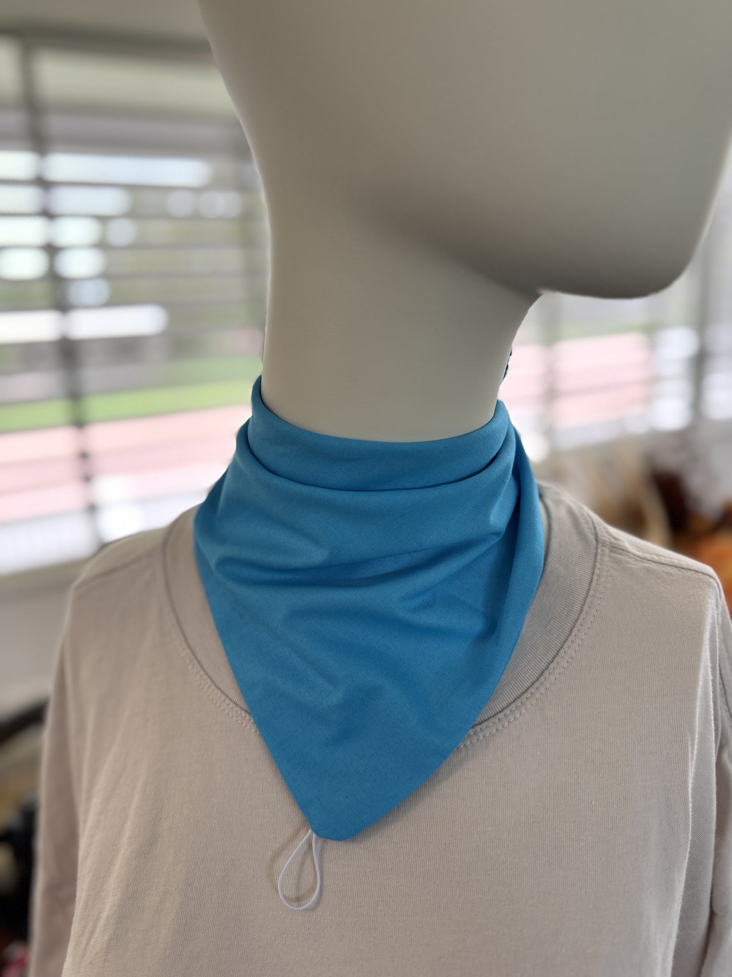 Bright Blue Neck Scarves