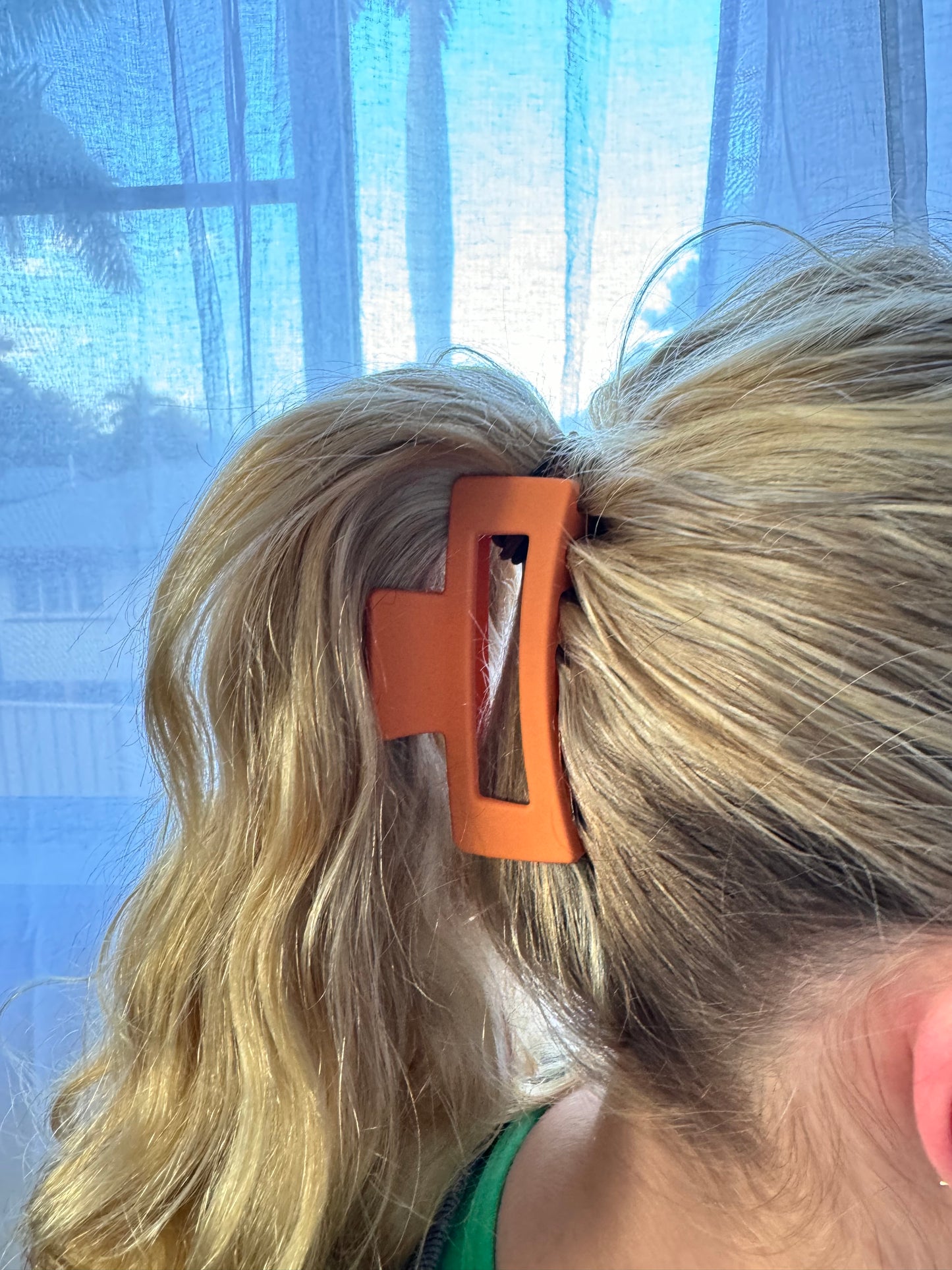 Orange Claw-Clip