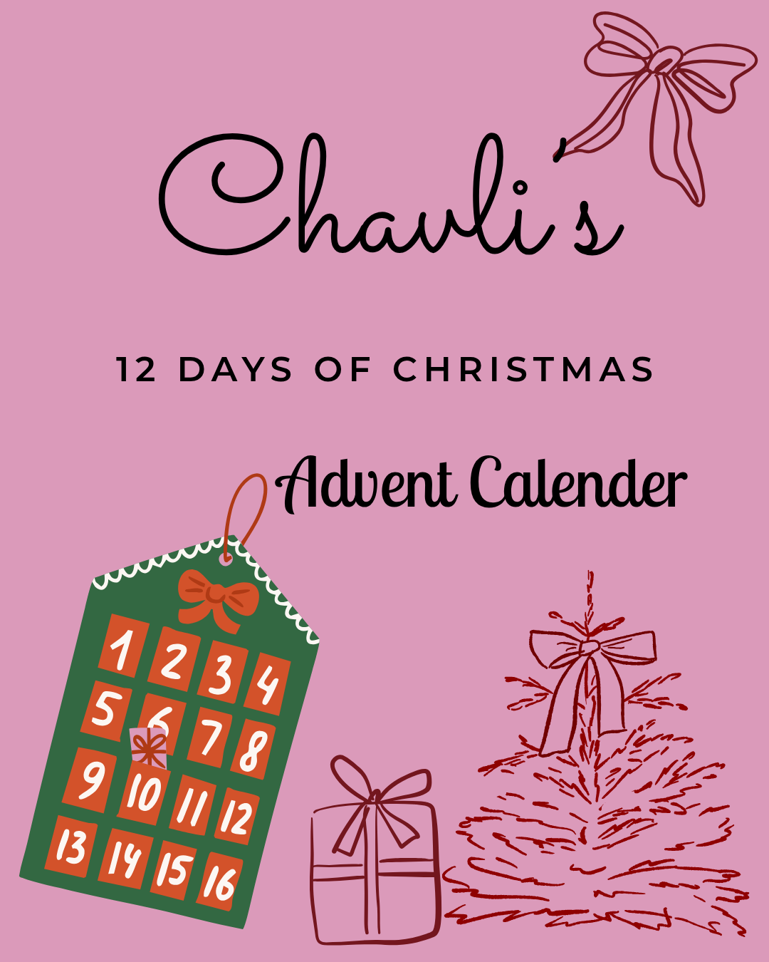Chavli's 12 Days of Christmas