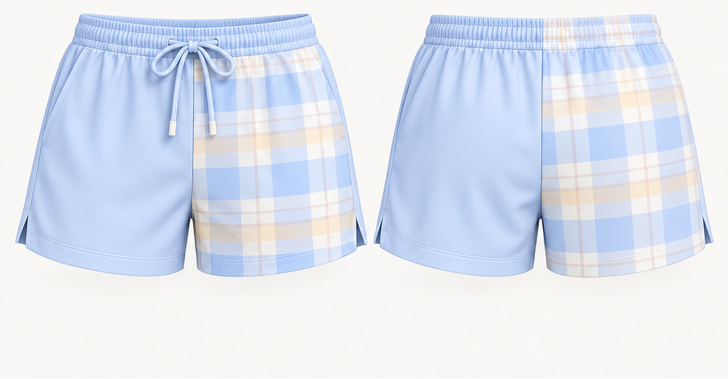 PRE-ORDER: Blue Skies Footy Shorts