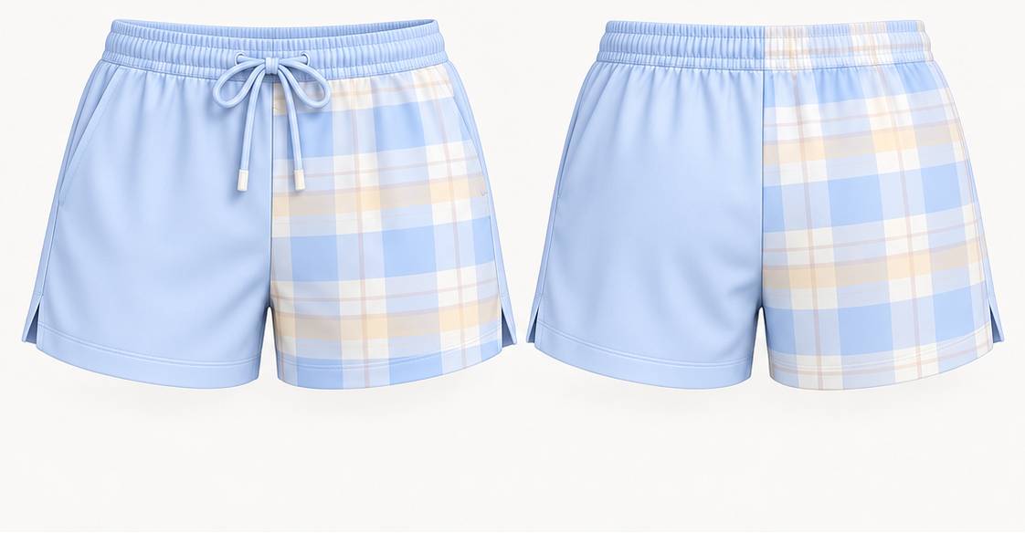 PRE-ORDER: Blue Skies Footy Shorts