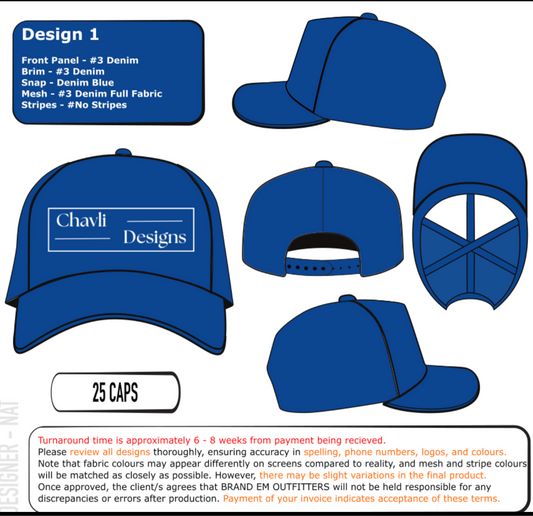 Pre-order: Denim Cap