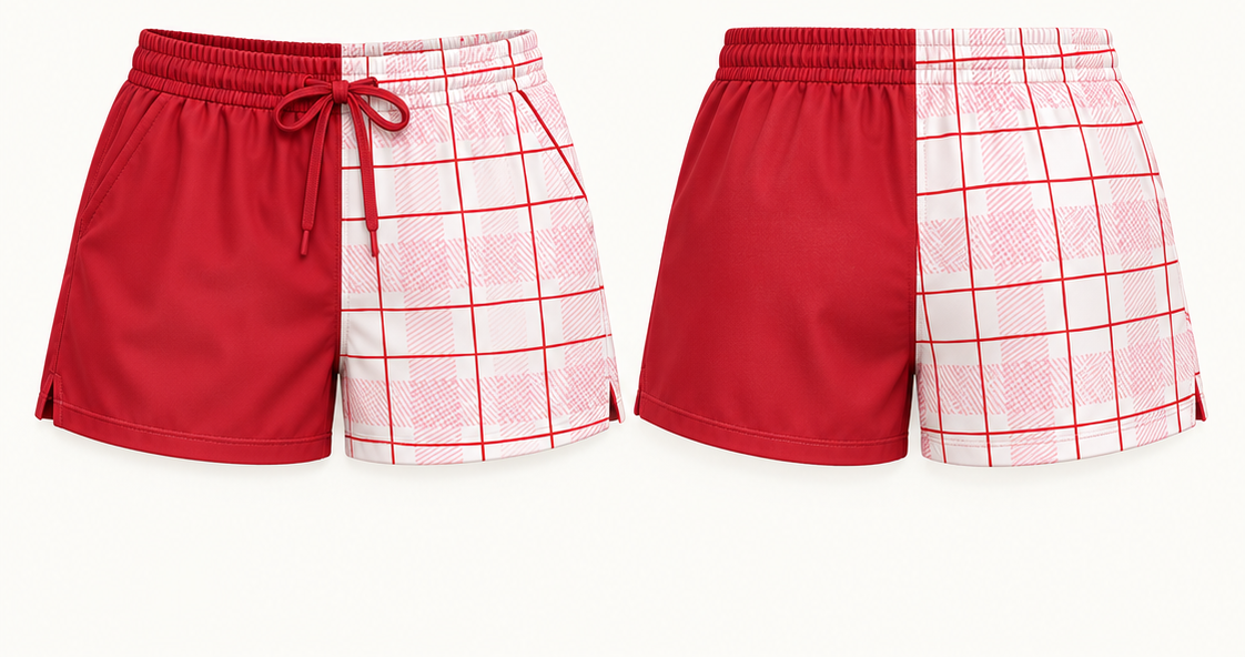 PRE-ORDER:Cherry on top Footy Shorts