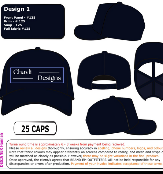 Pre-order: Navy Cap (New design)