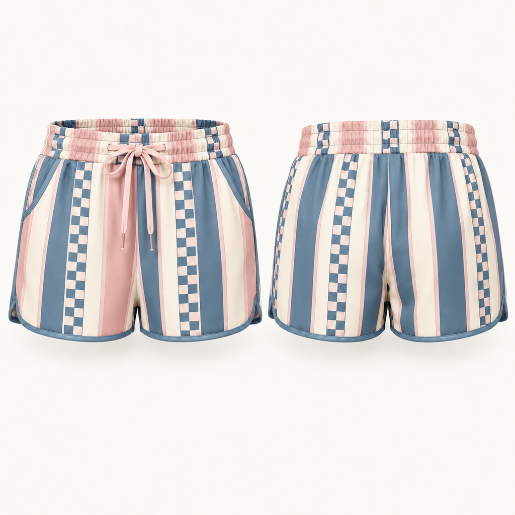 PRE-ORDER: Pretty in Plaid Footy Shorts