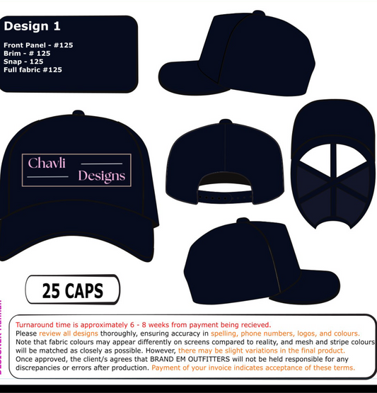 Pre-order:Navy Blue Cap (original design)