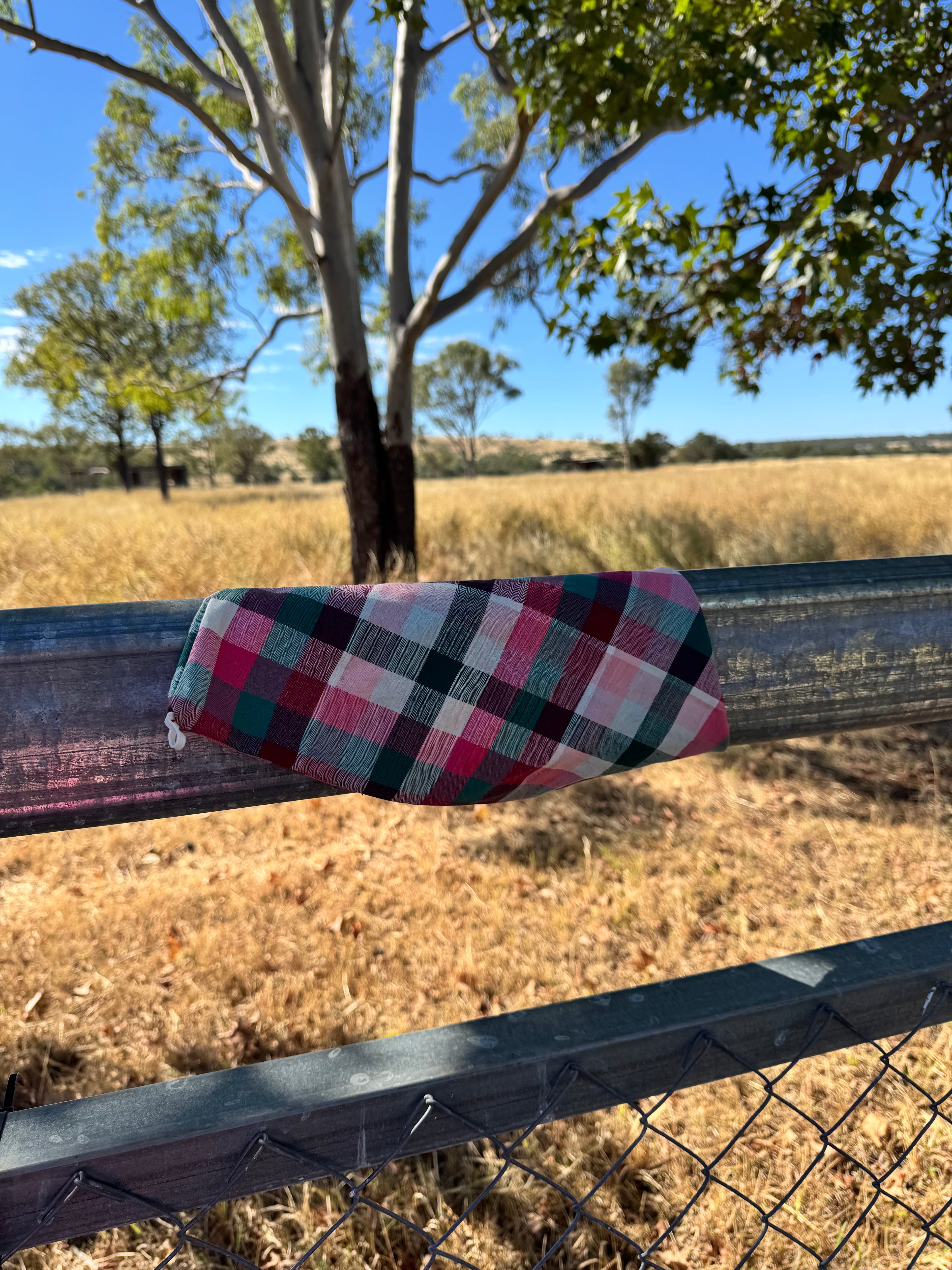 Raspberry Rose Neck Scarves