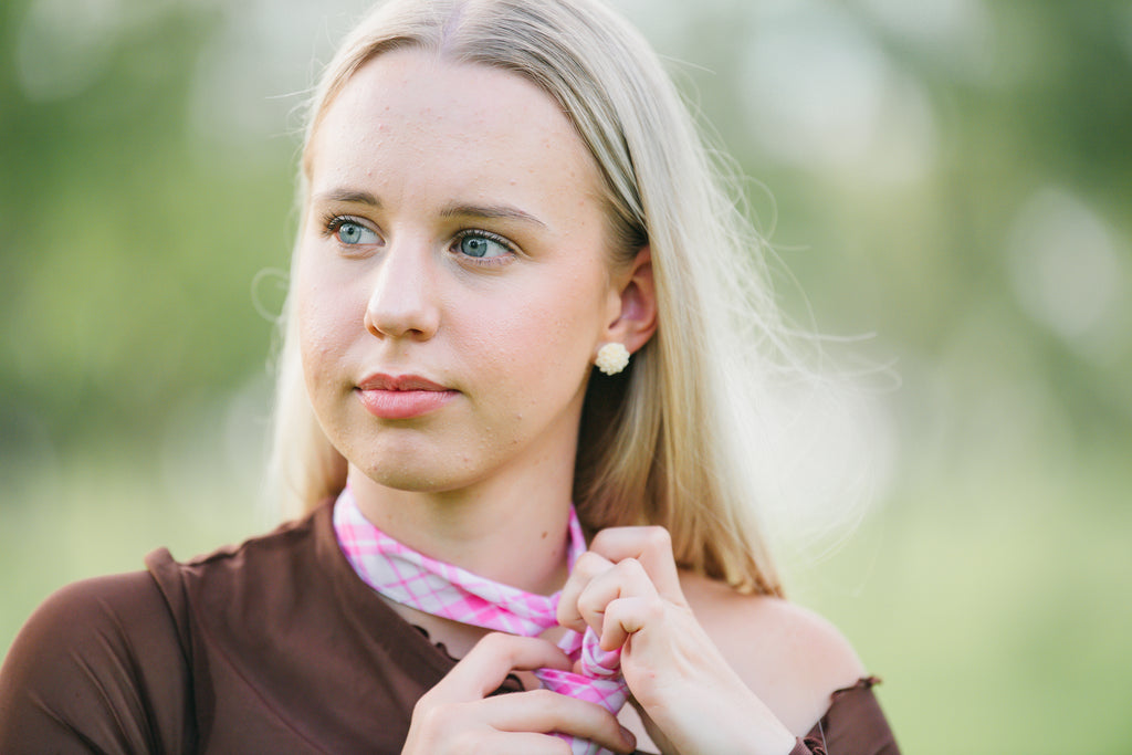 Pink Pastures Neck Tie