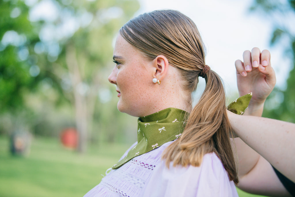 Olive Meadow Neck Scarves