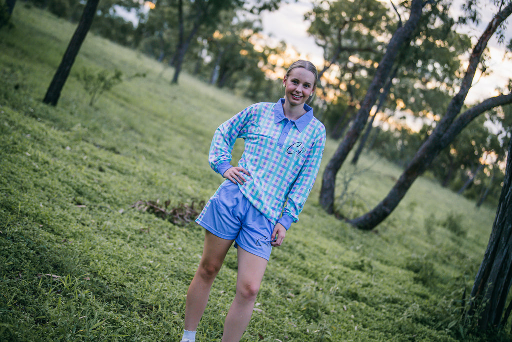 Footy Shorts Sunday Pastel