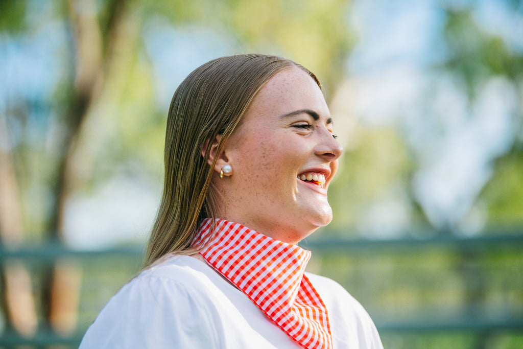 Harvest Check Neck Scarves