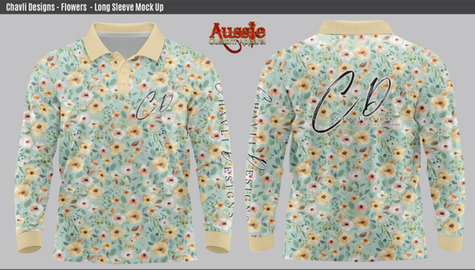 Pre-order: Fishing Shirt Flowers