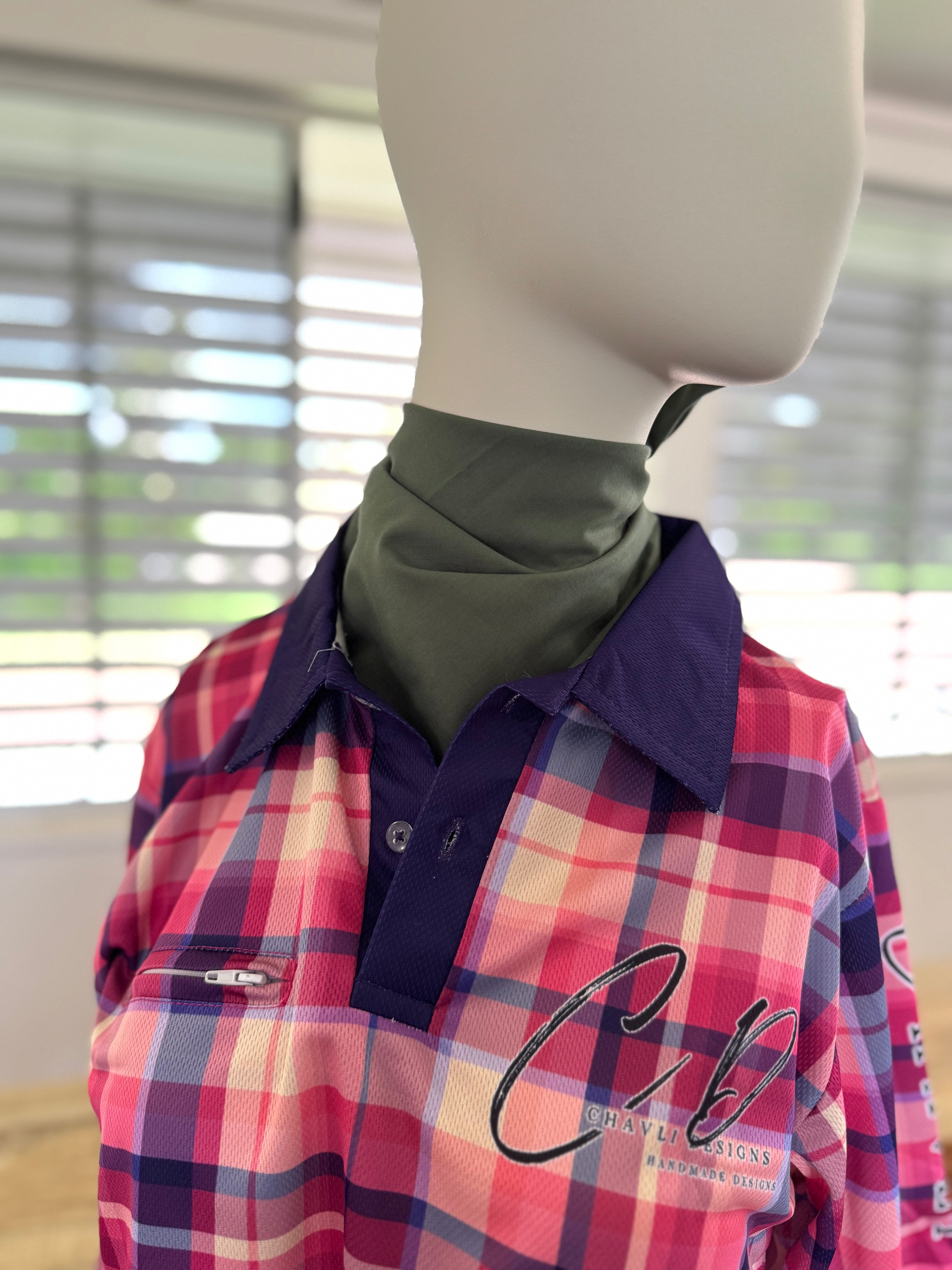 Army Green Neck Scarves