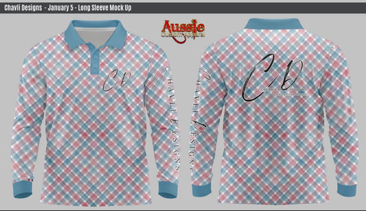 Pre-order: Red, White & Blue Criss Cross Fishing Shirts