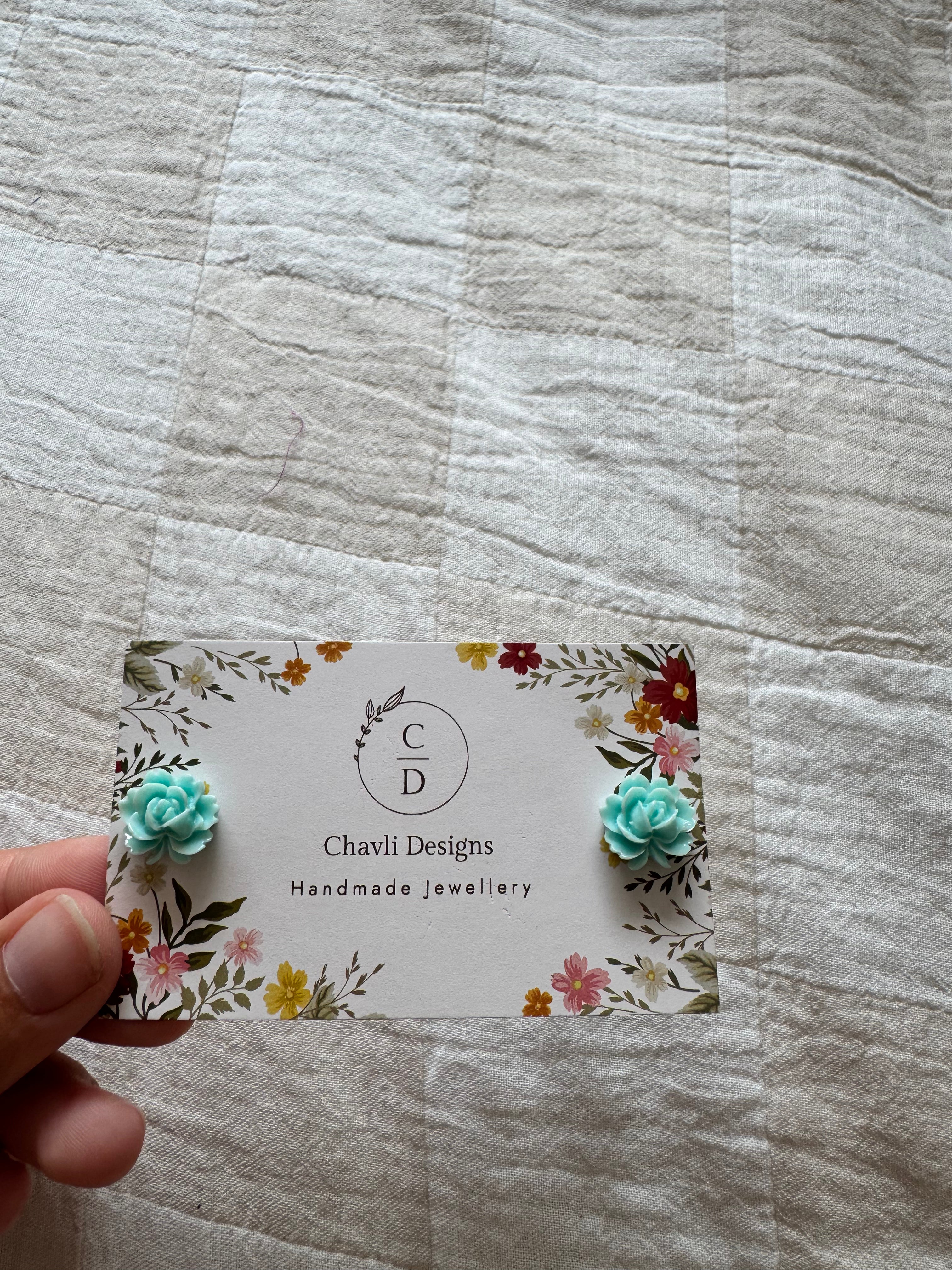 Chavli Math Green Earrings – Chavli Designs