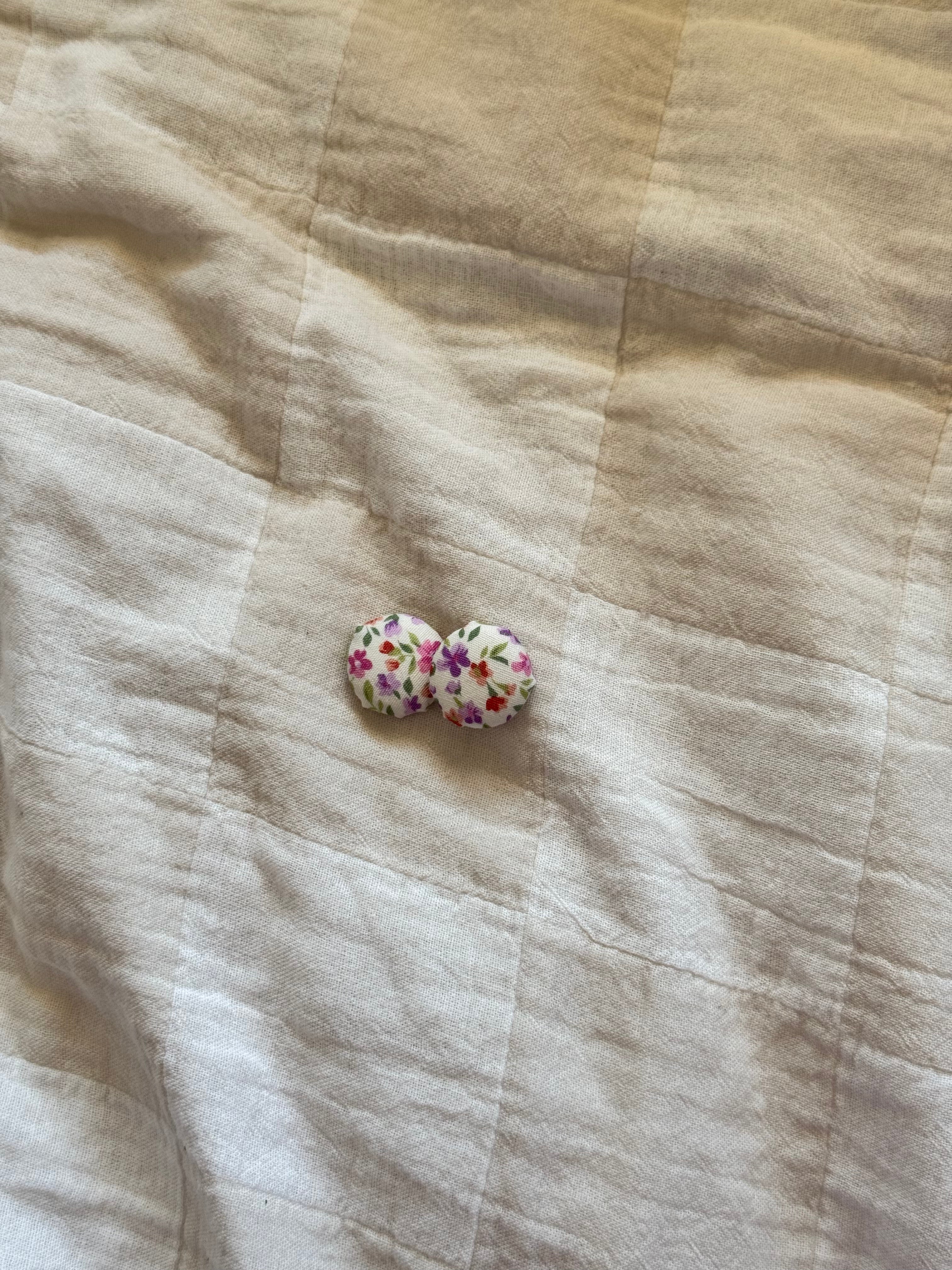 Petal Perfect Button Earring