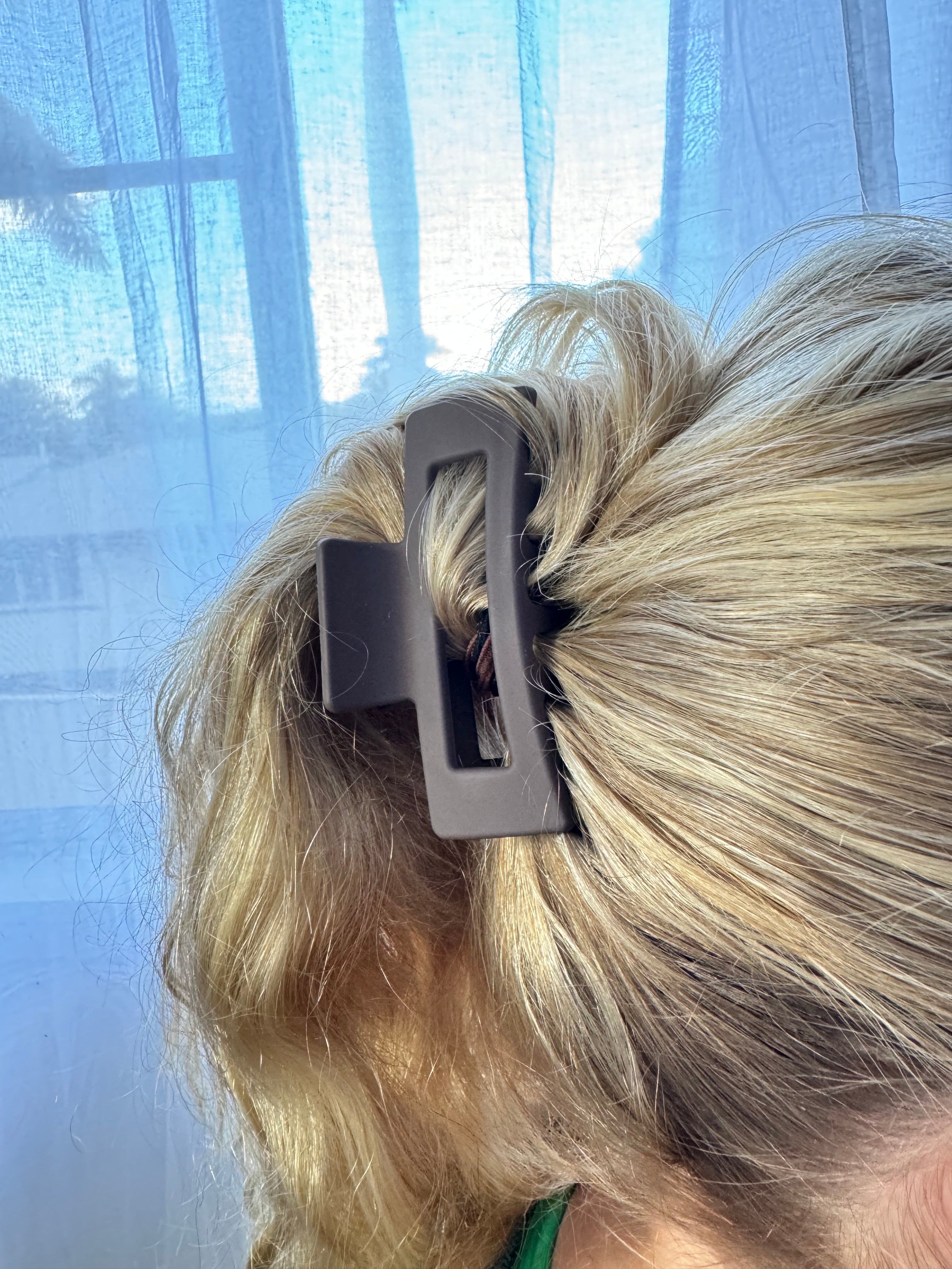 Dark Brown Claw-Clip