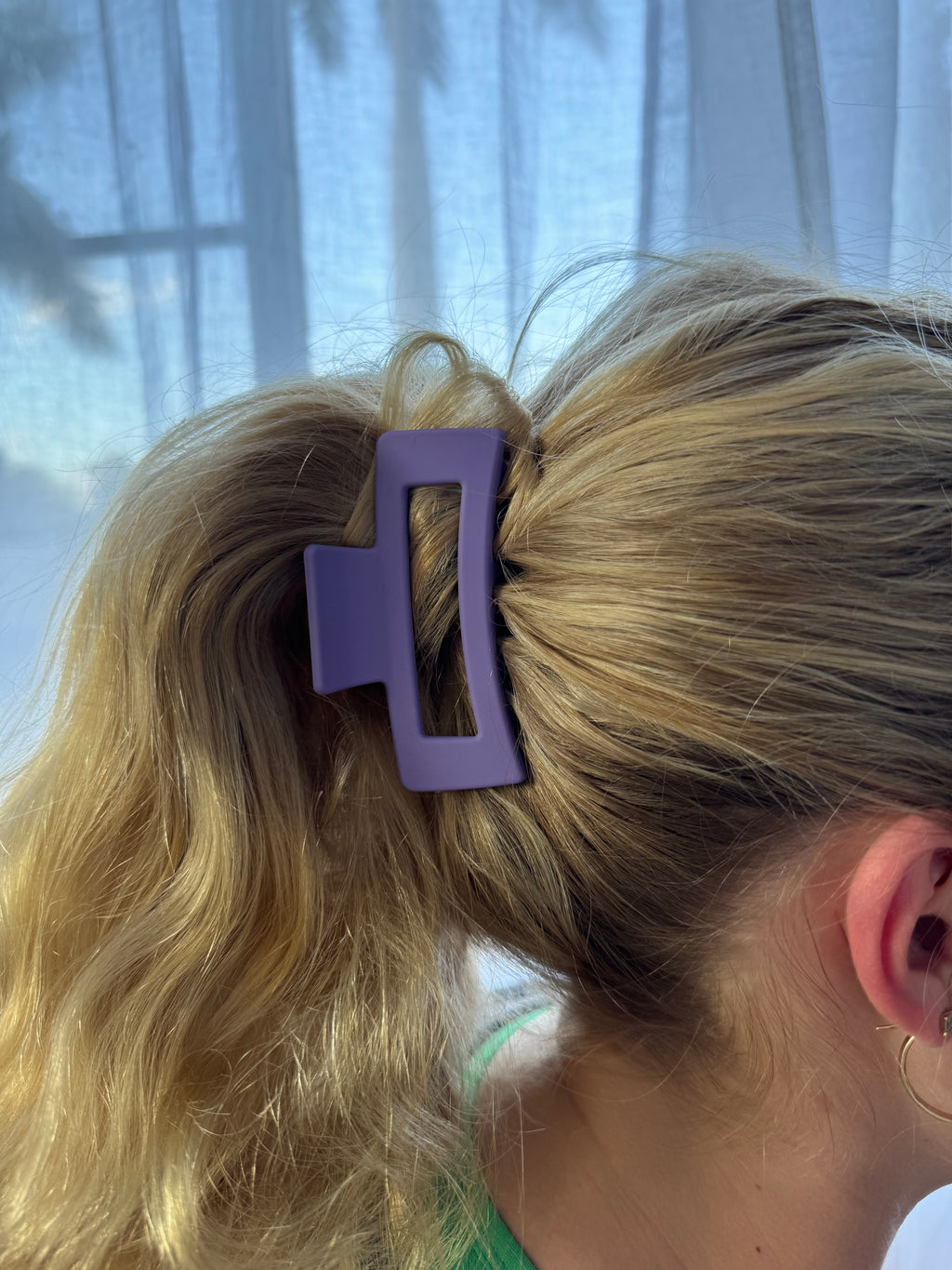 Bright Purple Claw-Clip