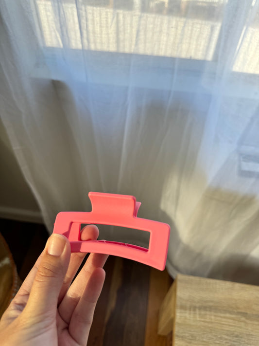 Hot Pink Claw-Clip