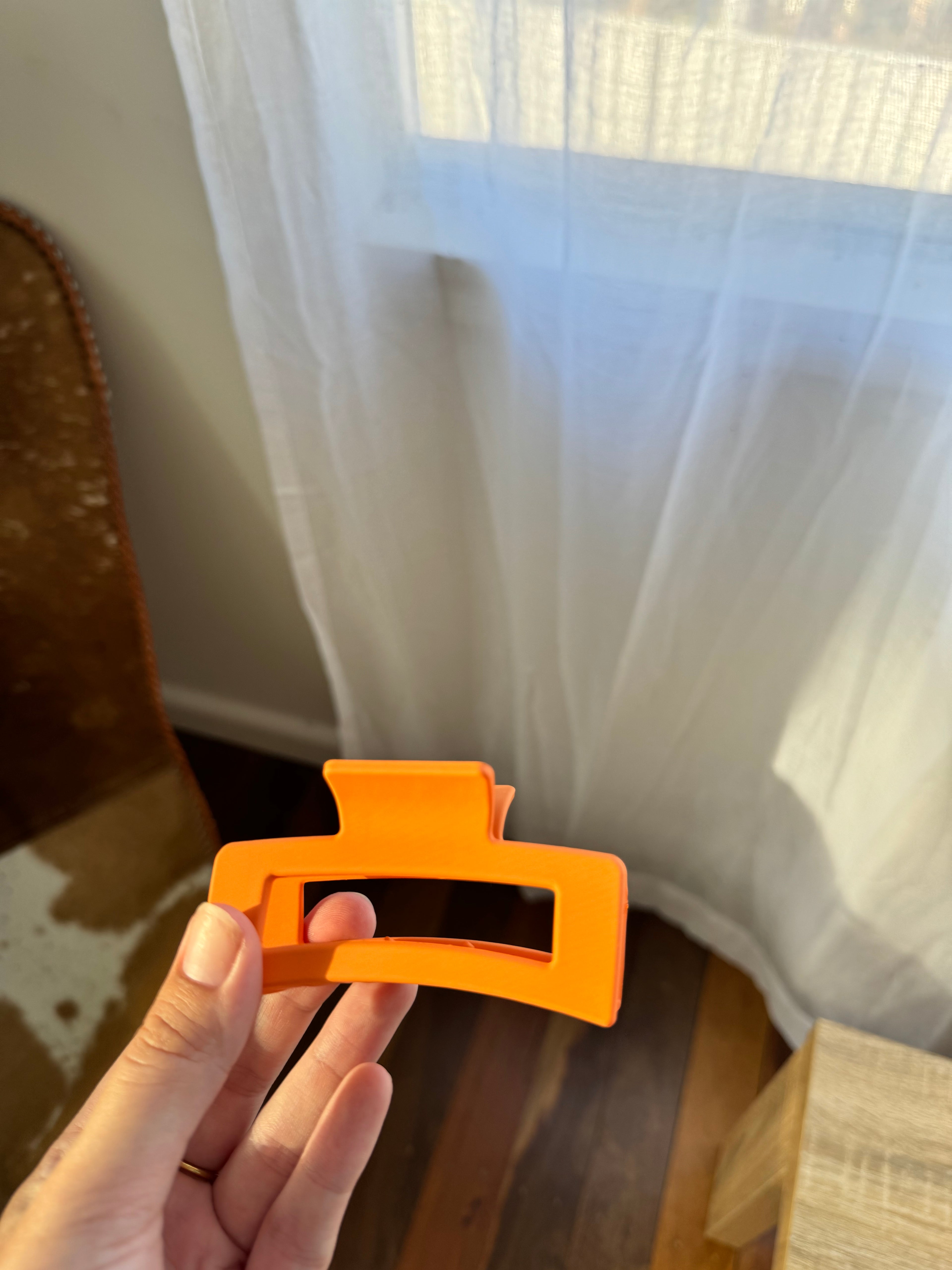 Orange Claw-Clip