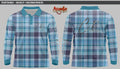 Fishing Shirts : Blue Plaid