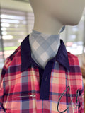 Winter neck Scarves : Large Blue Check