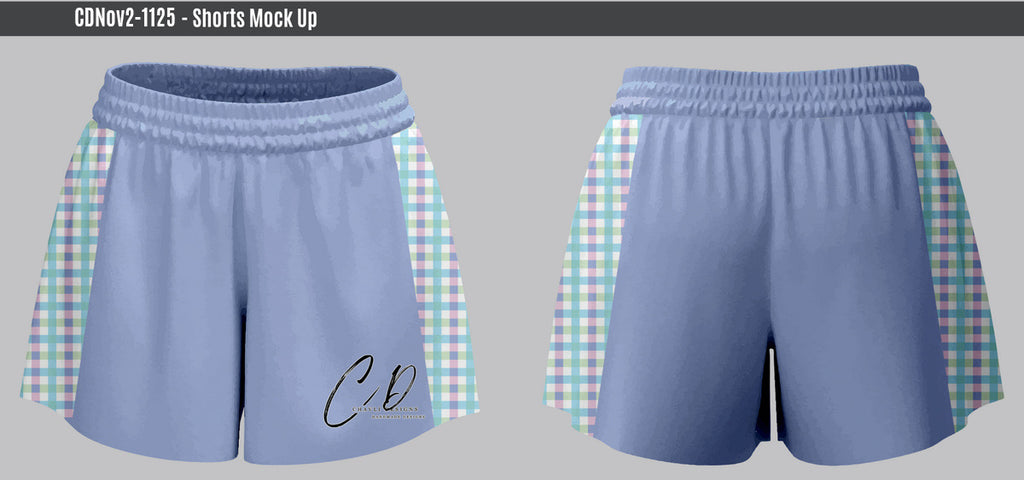 Footy Shorts Sunday Pastel