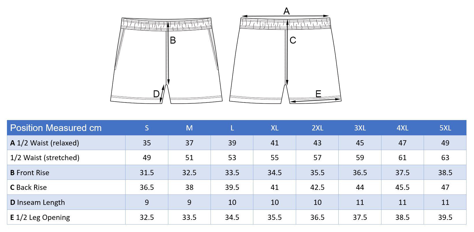 Aussie Bogan Footy Shorts-PREORDER