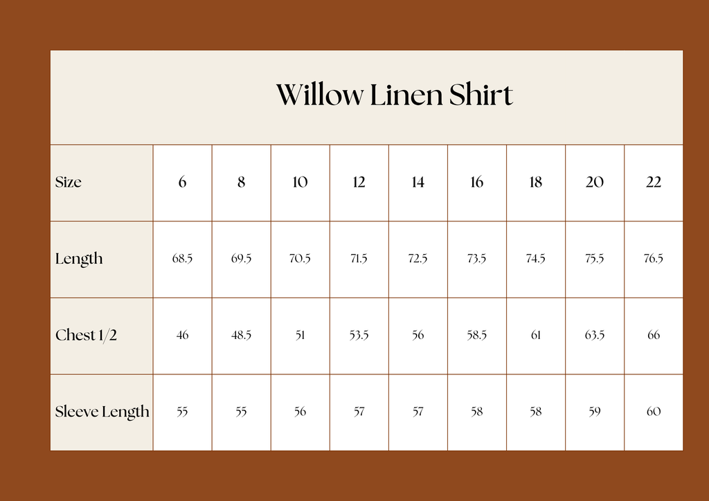 Pre-order: The Willow Linen Shirt