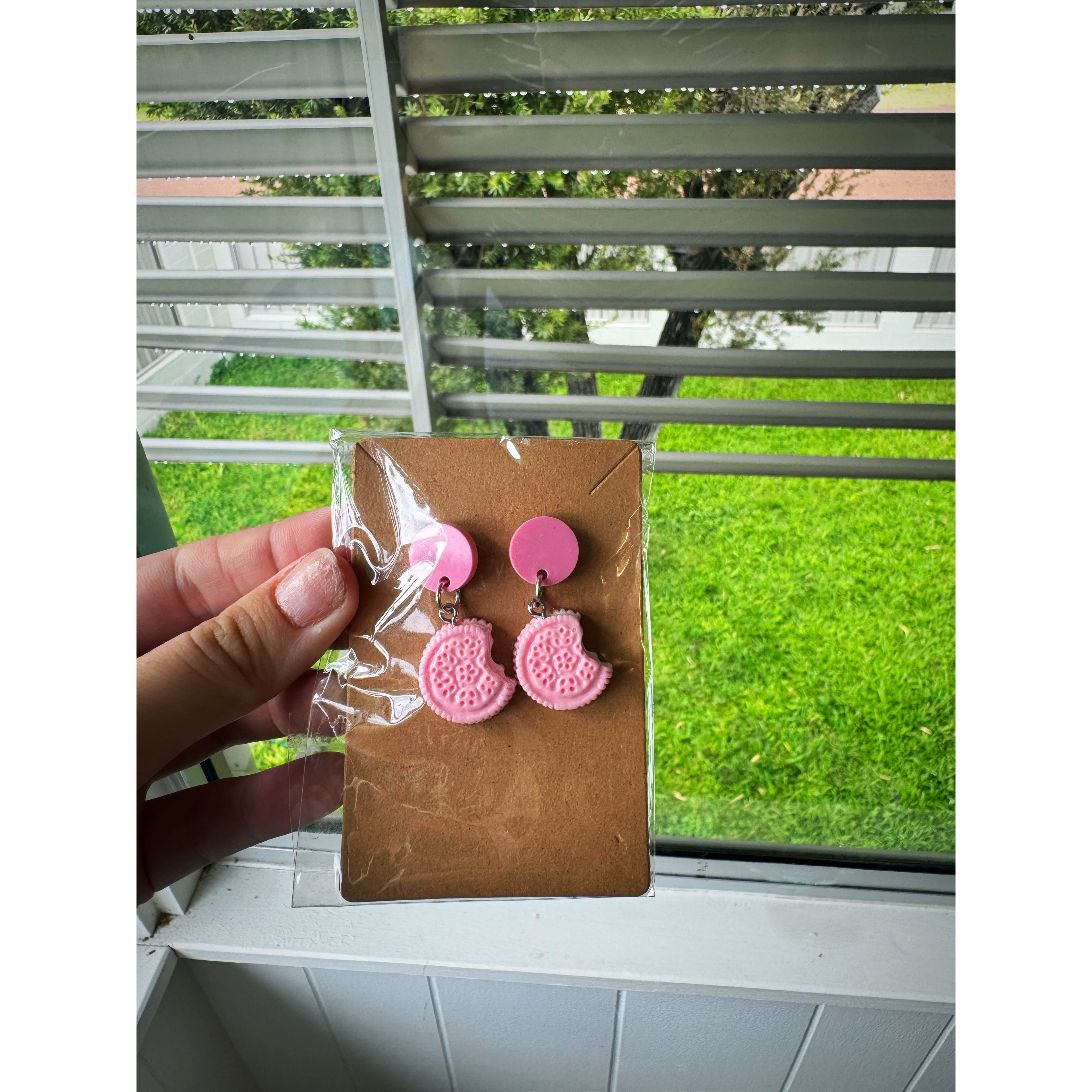 Pink with Pink Oreo Dangle