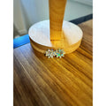 Holographic Silver Glitter Flower Earrings